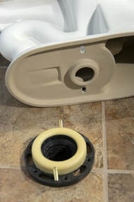 Install a toilet Wax Ring