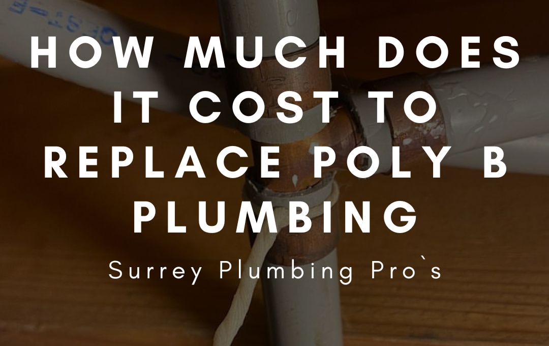 How Much Does It Cost To Replace Poly B Plumbing | Surrey Plumber